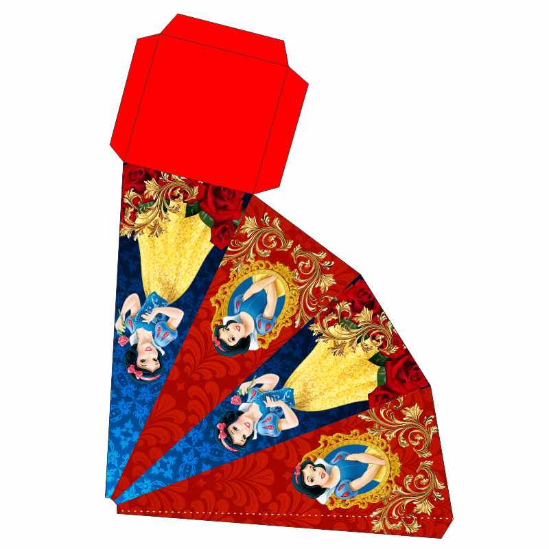 Capa do tutorial: Caixa Fatia Branca de Neve para Imprimir Grátis em PDF – Molde Personalizado para Festa Infantil