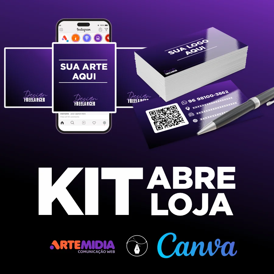 Kit Abre Loja - Identidade Visual Completa para Começar com o Pé Direito — imagem do produto