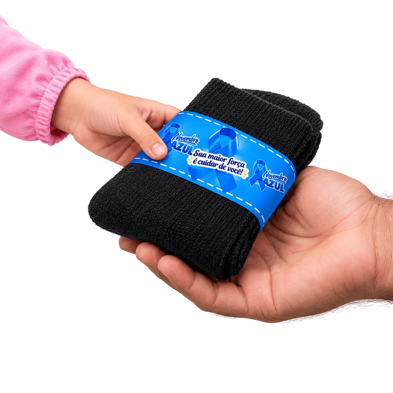 Cinta Ajustável para Meia Masculina “Novembro Azul” - Arquivo Digital PDF — imagem do produto