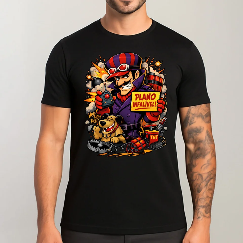Arte Digital Estampa Dick Vigarista e Muttley - Plano Infalível | Arquivo PDF Alta Resolução para Sublimação e DTF — imagem …