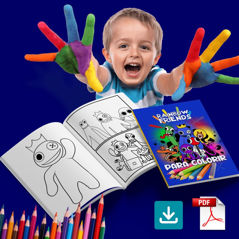 Desenhos de Rainbow Friends para colorir  Colorir, Desenhos para colorir,  Desenhos