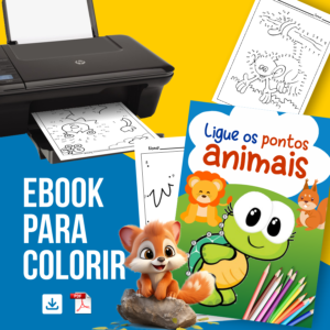 EBOOK: Revista Digital "Ligue e Pinte os Pontos - Animais"