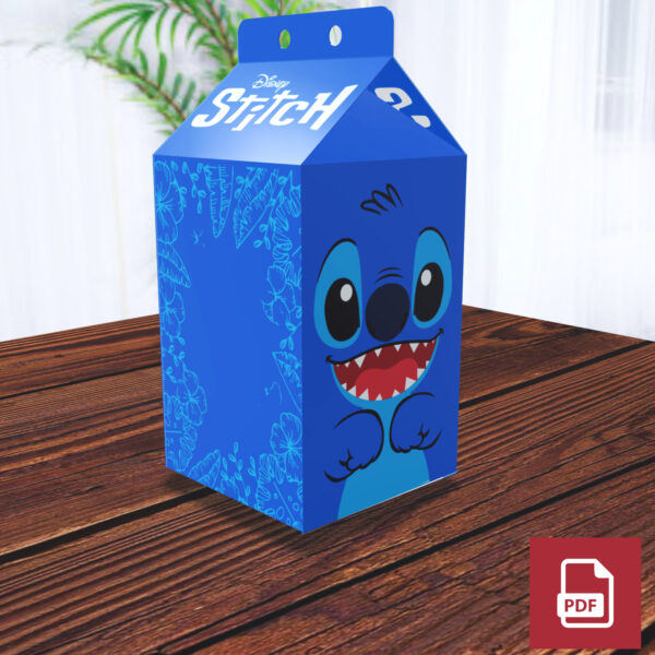 Molde Caixinha Milk Stitch Digital em pdf - Imagem 2